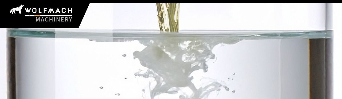 oil mixing into water