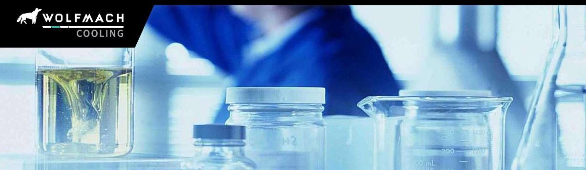 mixing coolant in a laboratory