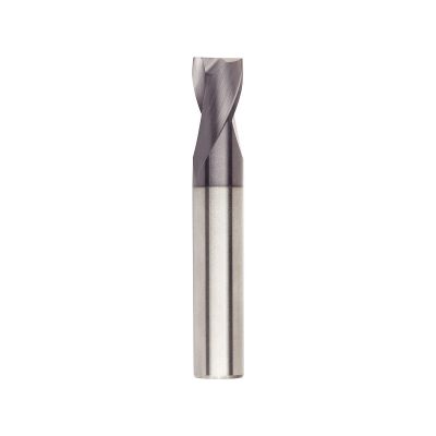 Solid Carbide 2 Flute Chamfer Corner Endmill - 20mm Long
