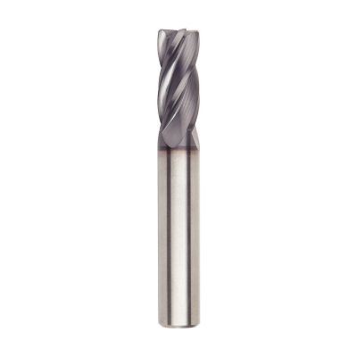 Solid Carbide 4 Flute Radiused Corner Endmill - R1 8mm