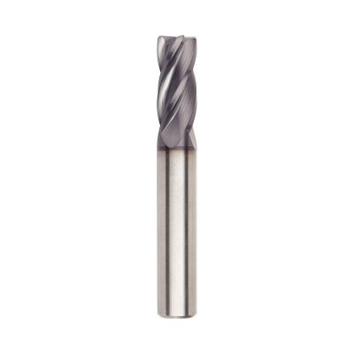 Solid Carbide 4 Flute Square Sharp Edge Endmill - 1mm