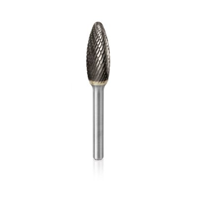 Flame Shaped Carbide Series H Burr - 15.9mm