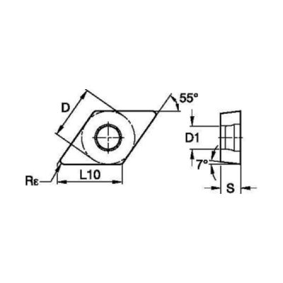 DCMT D Type Turning Insert - THM