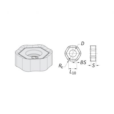 M1200 Mini Insert HNGJ-LDJ TN6501 1.2mm
