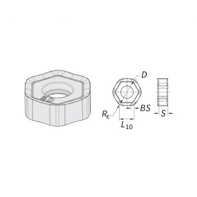 M1200 Mini Insert HNPJ-GD TN6510 1.2mm
