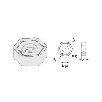 M1200 Mini Insert HNPJ-HD WP25PM 1.2mm