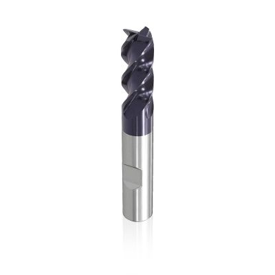 WCE4 Solid Carbide 4 Flute Endmill Weldon Shank SSE - 3mm