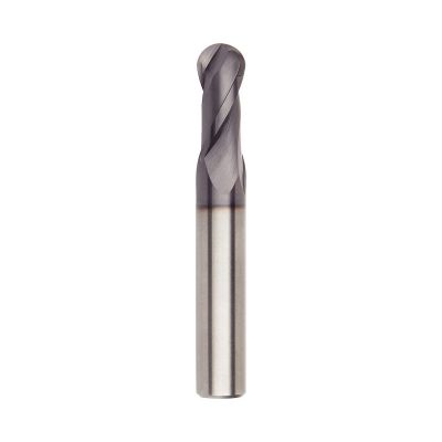 Solid Carbide 2 Flute Ball Nose Endmill - 2mm