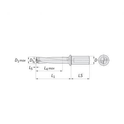 Top Cut 4 Drill 4xD - B 17.5mm