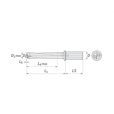 Top Cut 4 Drill 5xD - C 20.5mm