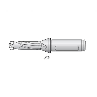 TDM1 modular insert drill with wrench (included).