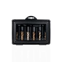 Annular cutters, also known as rotabroaches and mag drill cutters, are manufactured with 5% cobalt content.