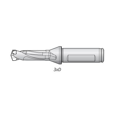 12.5mm (3XD) TDM1 Drill Body